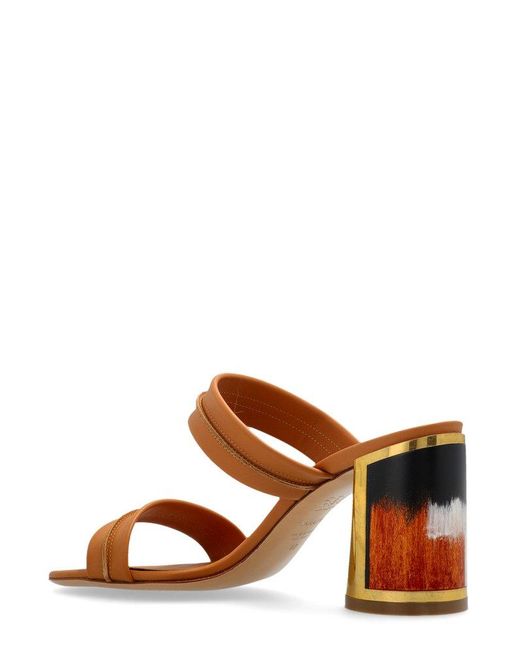 Casadei Brown Bighorn Cleo Heeled Sandals