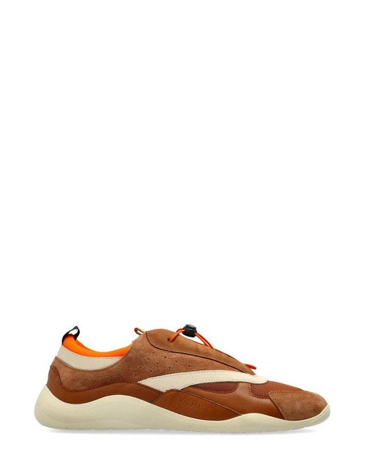 Vic Matié Brown Dynamic Wave Sole Trainers for men
