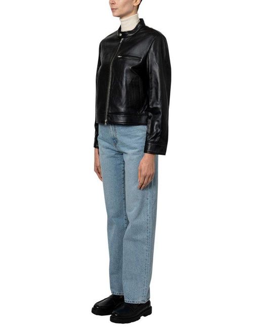 DUNST Black Racing Leather Jacket