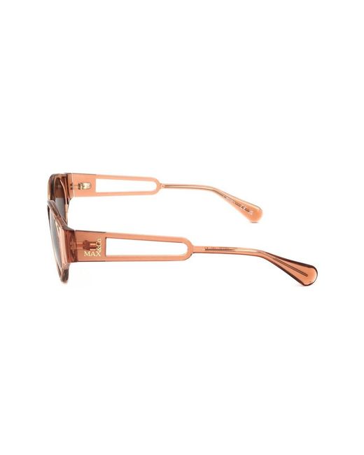 MAX&Co. Brown Round Rrame Sunglasses