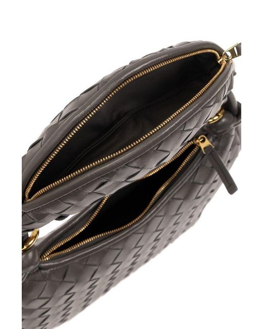 Bottega Veneta Gray ‘Gemelli Mini’ Shoulder Bag