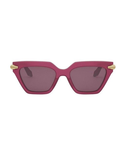 BVLGARI Purple Serpenti Cat-eye Sunglasses