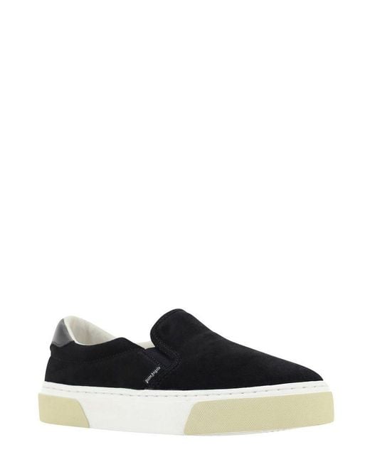 Palm Angels Black Low-top Slip On Trainers for men