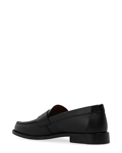 Common Projects Black Round Toe City Loafers for men