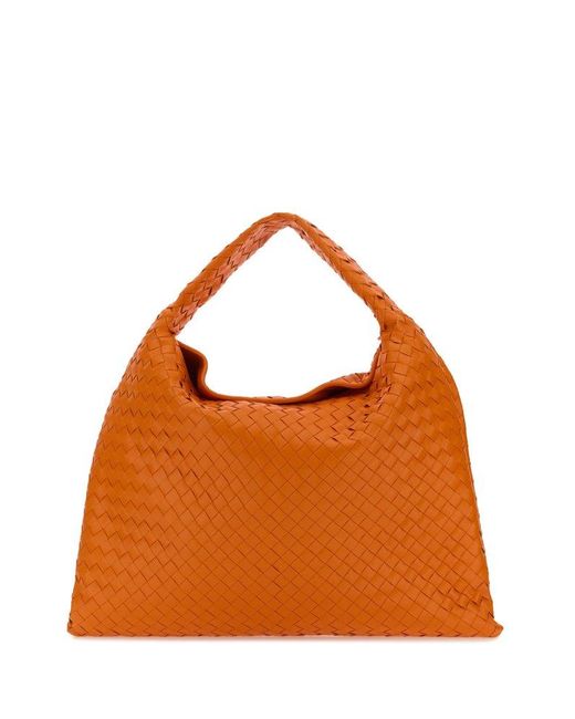 Bottega Veneta Orange Hop Large Shoulder Bag