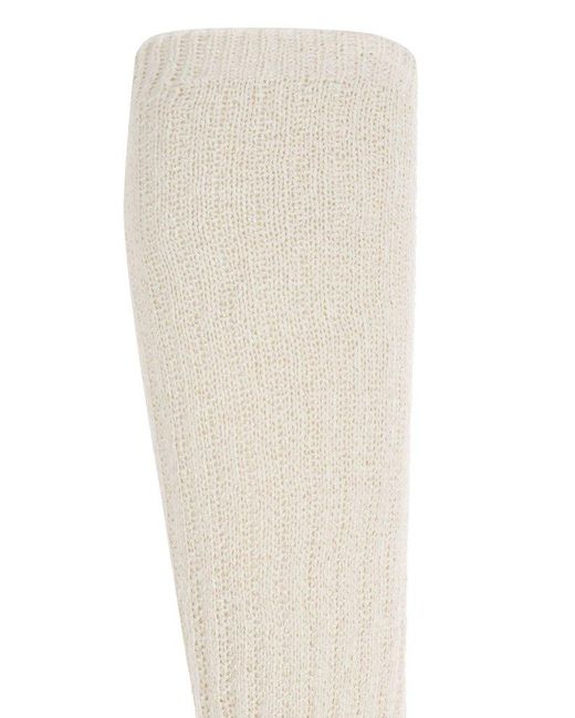 UGG Clarice Tall Slouchy Socks in White | Lyst Canada