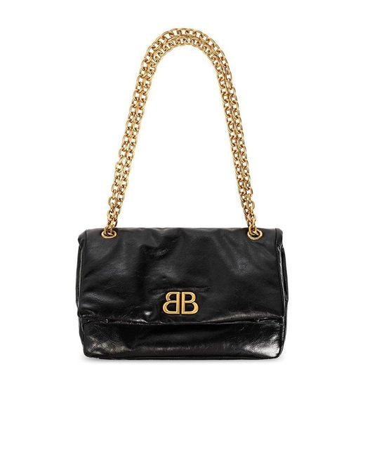 Balenciaga Black ‘Monaco’ Shoulder Bag