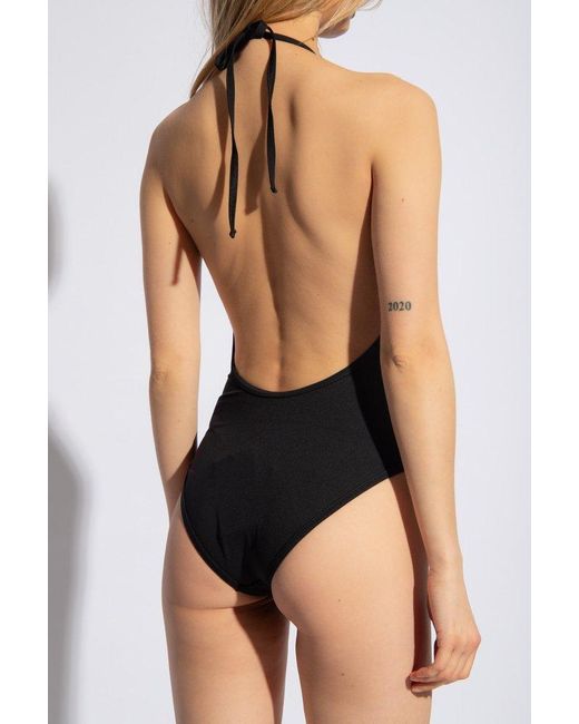Bottega Veneta Black One-Piece Swimsuit