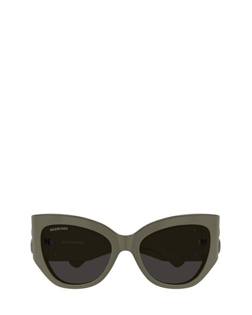 Balenciaga Gray Butterfly Frame Sunglasses