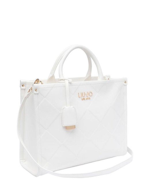 Liu Jo Blue Charm Tote Bag