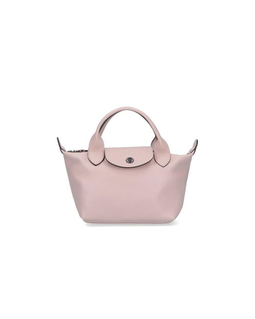 longchamp le pliage cuir mini