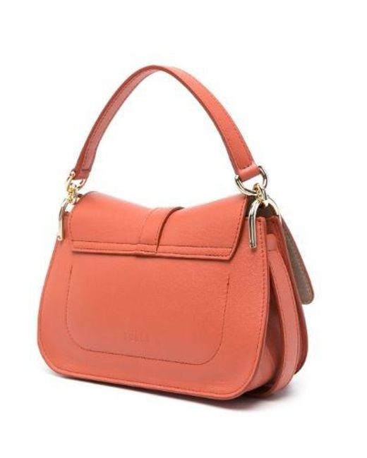 Furla Red Flow Mini Top Handle Bag