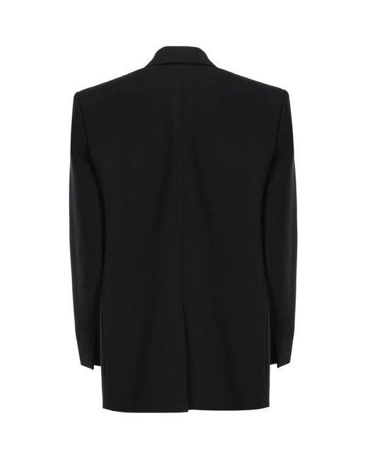 Saint Laurent Black Oversized Tuxedo Jacket