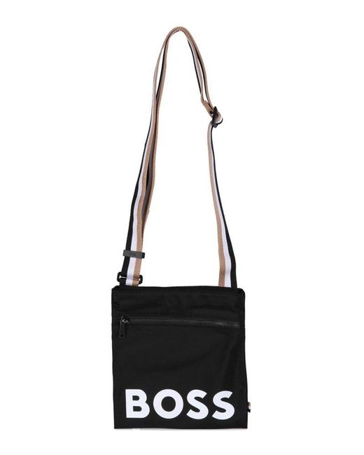 BOSS by HUGO BOSS Shoulder Bag With Logo in Black for Men | Lyst