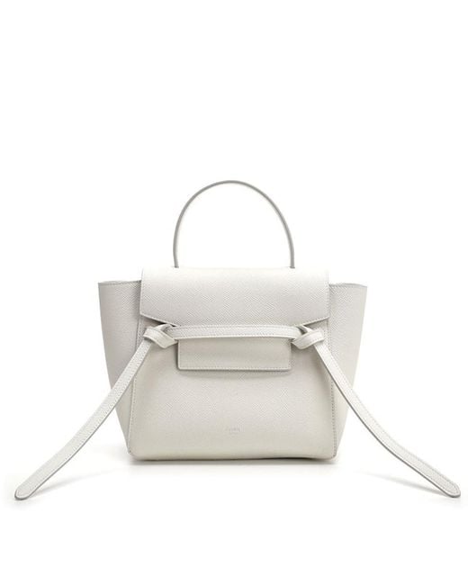 Céline White Nano Belt Bag