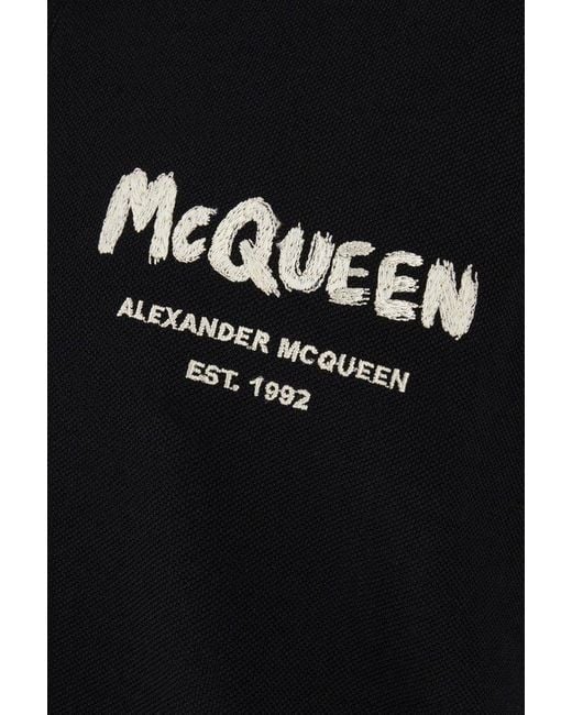 Alexander McQueen Black Polo for men