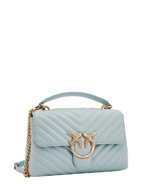 Pinko Blue 'mini Lady Love Bag Puff' Handbag