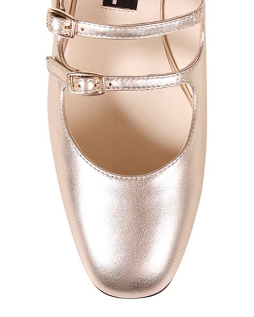 CAREL PARIS Pink Peche Slingback Mary Janes