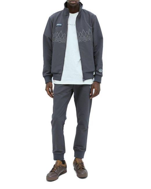 Adidas Originals Gray Spzl Suddell High-neck Zip-up Sweatshirt for men