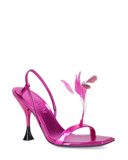 3Juin Pink Kimi Vegas Embellished Sandals
