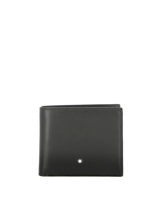 Montblanc Black Logo Patch Bi-fold Wallet for men