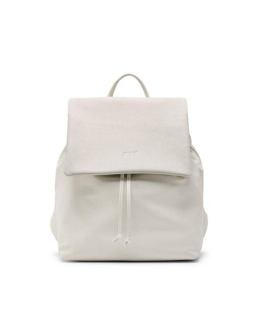 Marsèll White Patta Drawstring Backpack for men