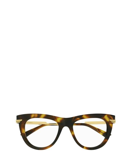 Bottega Veneta Black Cat-eye Sunglasses