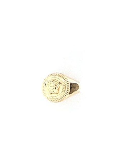 Versace Metallic Medusa Charm Ring