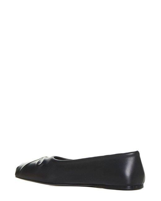 Marni Black Seamless Little Bow Ballet Flats