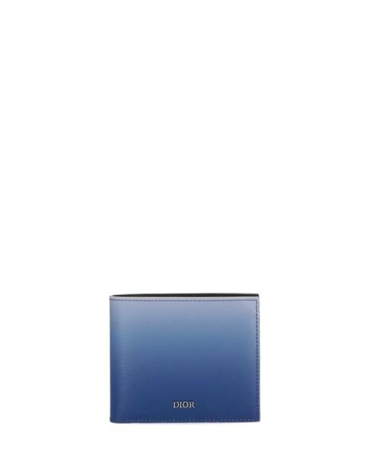 Dior Blue Gradient Bifold Wallet for men