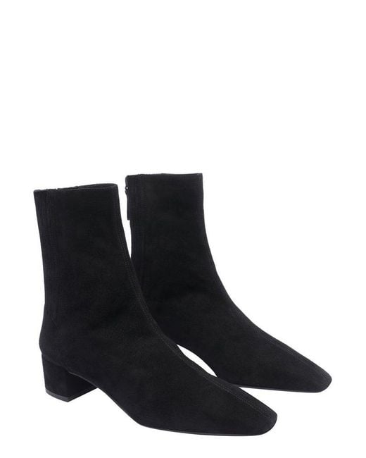Aquazzura Black Honore Pointed Toe Boots
