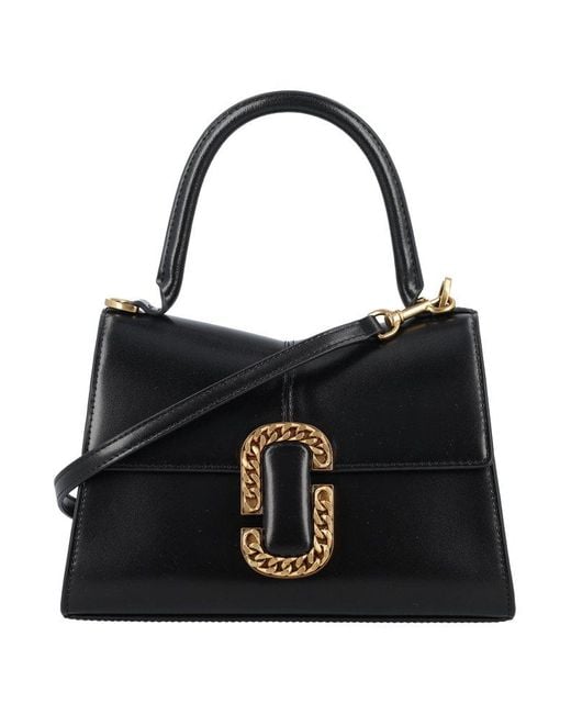Marc Jacobs Black Chain-link Detailed Tote Bag