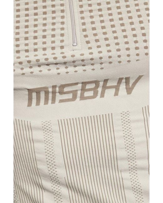 M I S B H V White T-shirt With Logo, for men