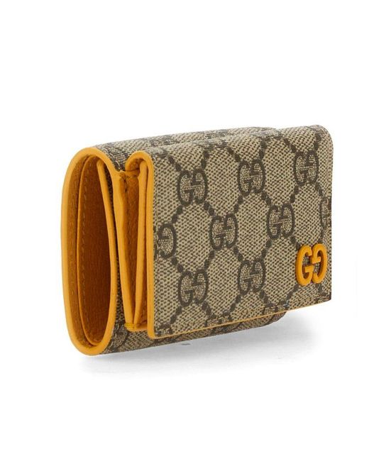 Gucci Metallic GG Detailed Mini Wallet for men