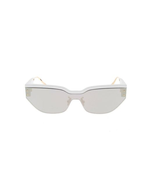 Dior White Club M3u Mask Sunglasses