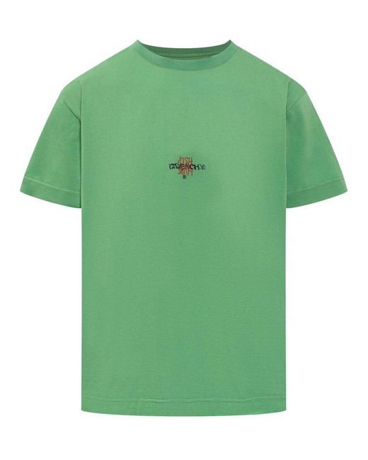 Givenchy Green Josh Smith Bag Art Print Crewneck T-shirt for men