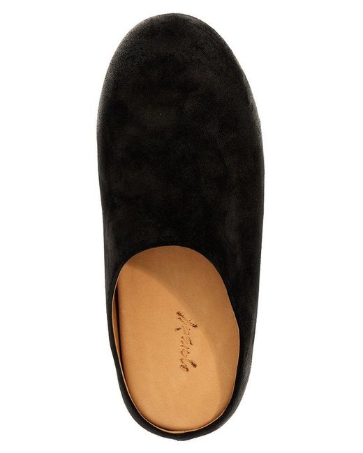 Marsèll Black Grande Flat Shoes