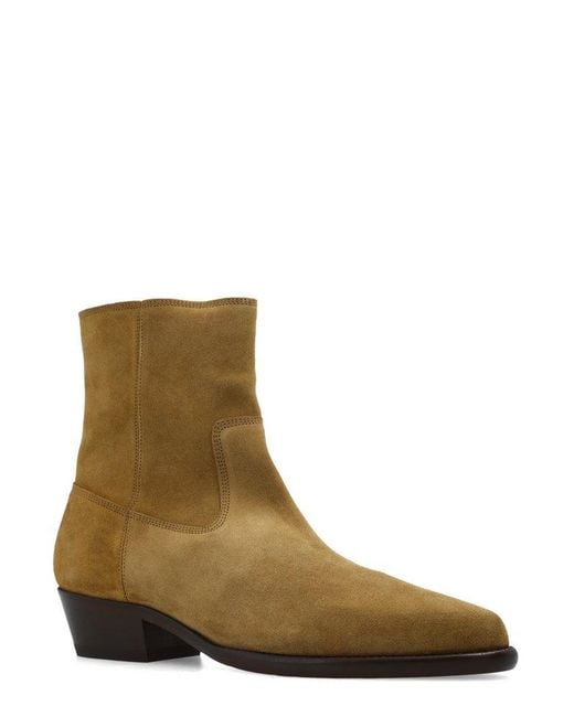Isabel Marant Brown Delix Zip-up Boots for men