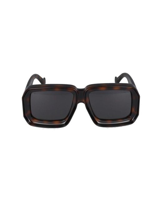 Loewe Black Square Frame Sunglasses