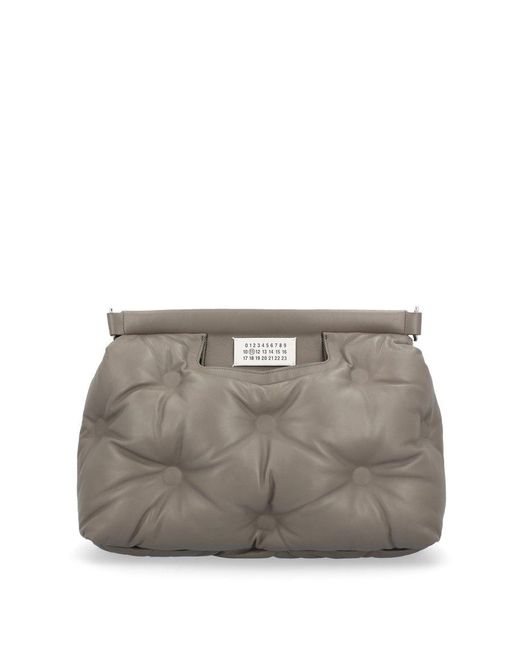 Maison Margiela Gray Glam Slam Large Shoulder Bag