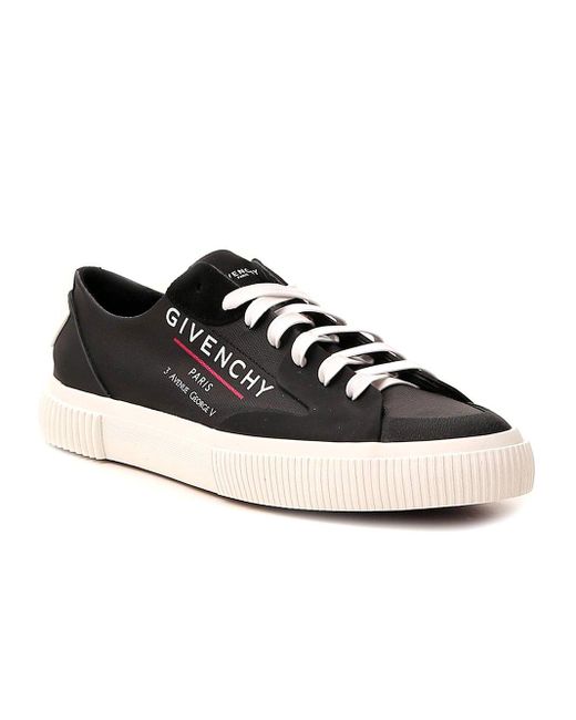 Givenchy Canvas Tennis Light Sneakers in Black (Black) for Men Save 36 Lyst