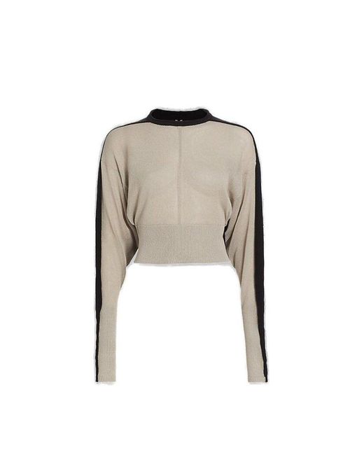 Rick Owens White Cambo Cropped Top