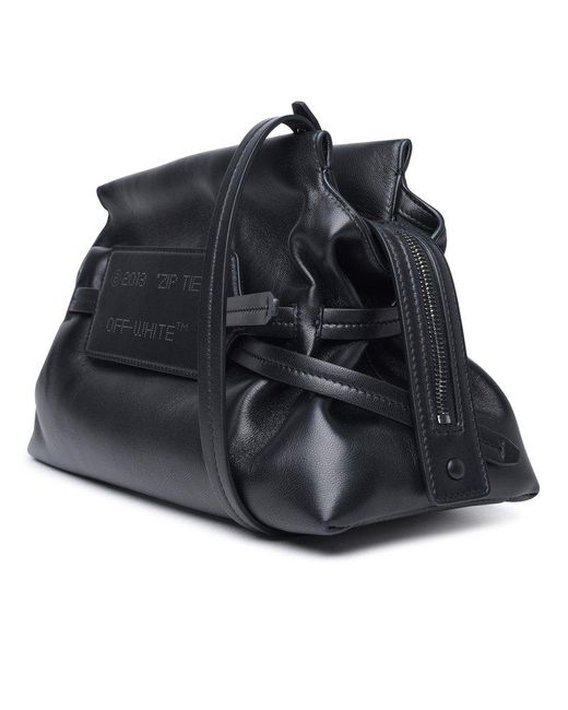 Off-White c/o Virgil Abloh Black Off- Calf Leather Bag