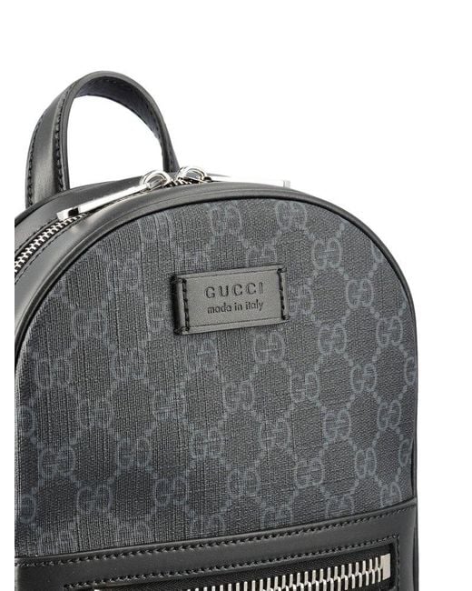 Gucci Black GG Crossbody Bag for men