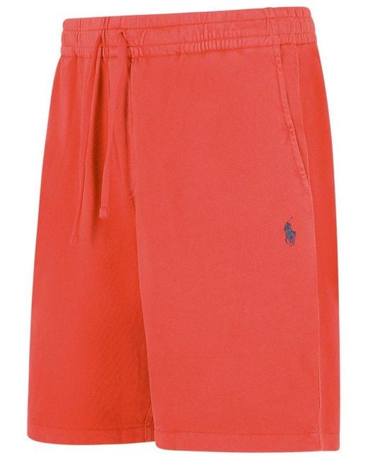 Polo Ralph Lauren Pony Embroidered Drawstring Shorts for men