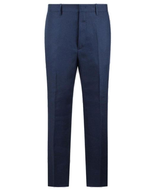 Tagliatore Blue Nat Tailored Trousers for men
