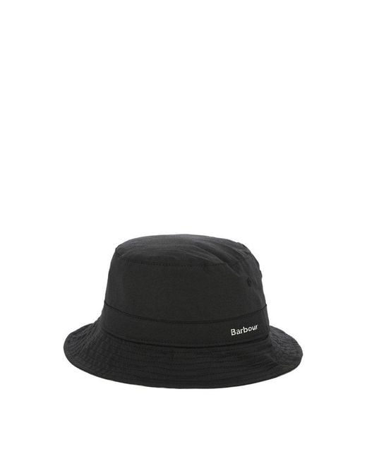 Barbour Black "Belsay Wax" Hat