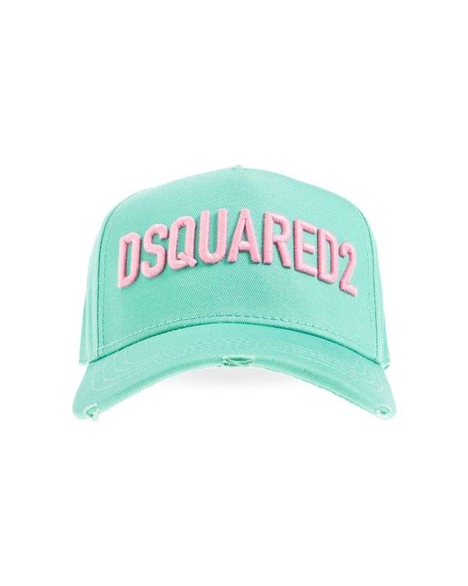 DSquared² Green Baseball Cap Accessories