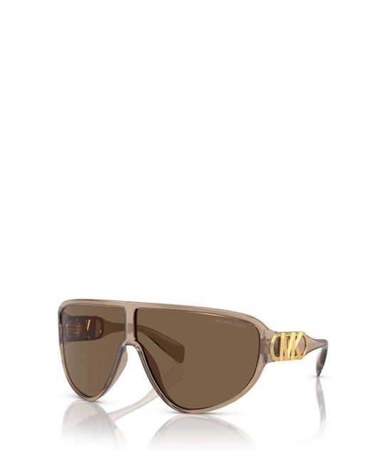 Michael Kors Gray Empire Shield Frame Sunglasses