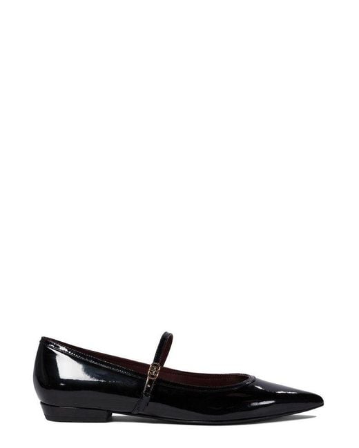 Tory Burch Black Double T Buckle Mary Jane Shoes